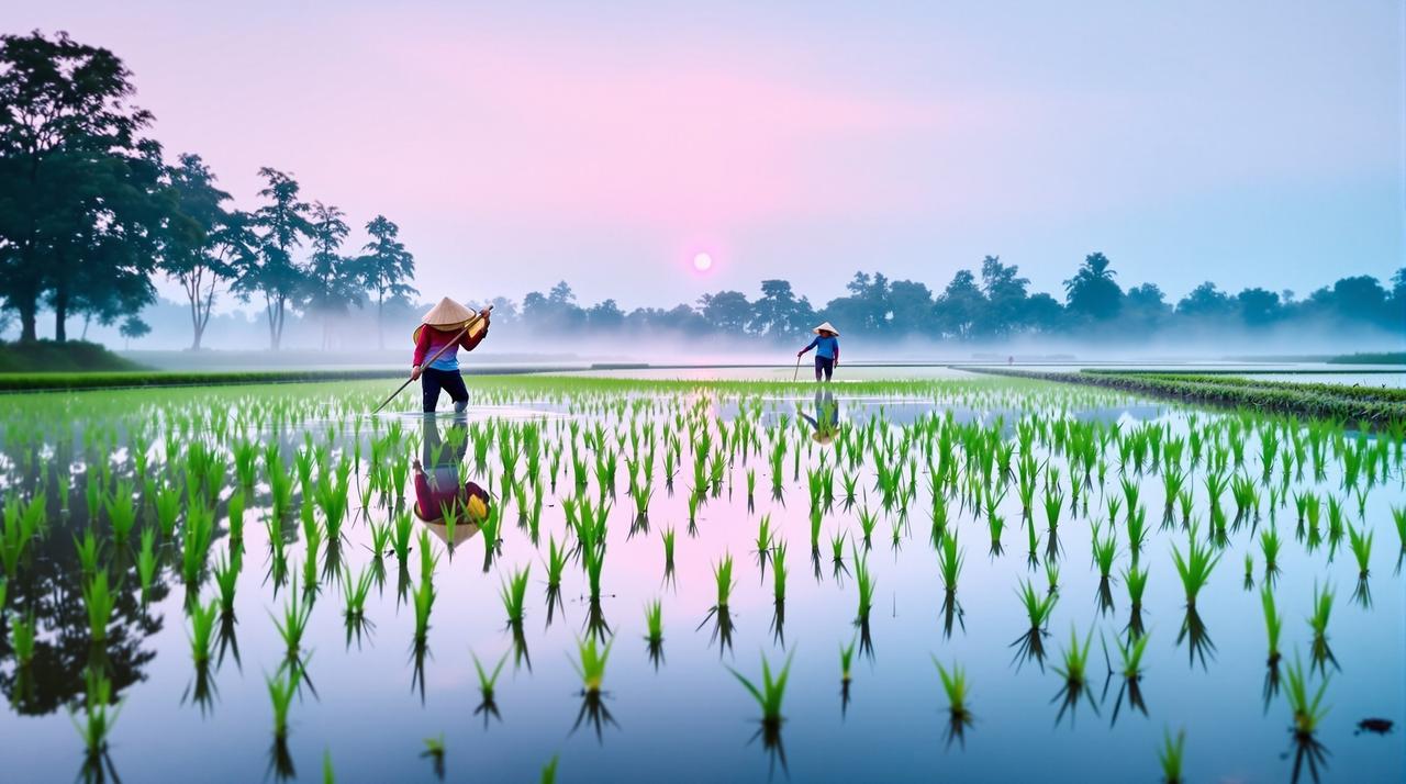 谷雨时节的秧歌